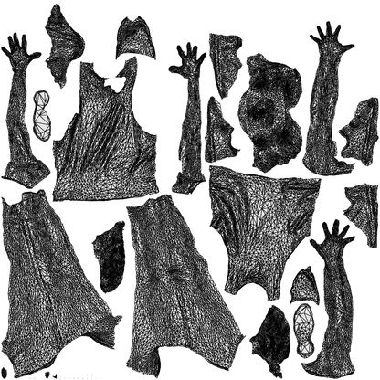realistic 3D people woman sport, render-ready for V-Ray and Corona, FBX OBJ, wireframe top-down view