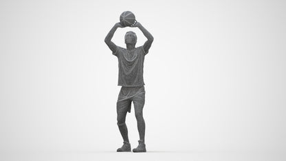 scanned 3D man sport, photogrammetry people for Enscape and V-Ray, wireframe back view
