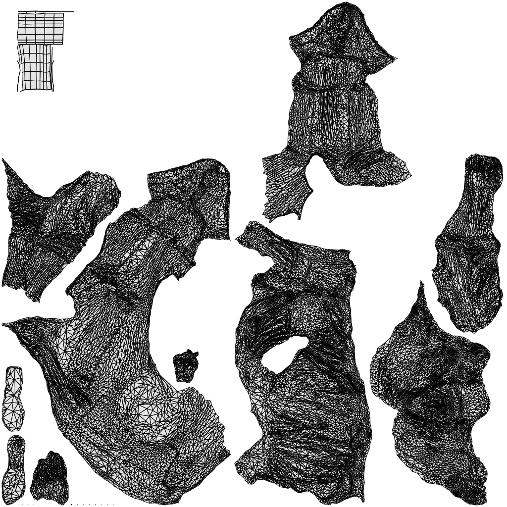 photogrammetry 3D woman casual sitting, realistic human model archviz FBX, wireframe top-down view