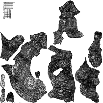 photogrammetry 3D woman casual sitting, realistic human model archviz FBX, wireframe top-down view