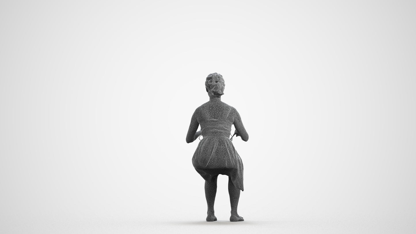 realistic 3D human woman formal formalaffairs, archviz people FBX OBJ for Blender, wireframe front view