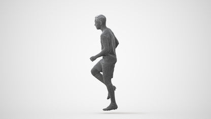 scanned 3D boy sport, photogrammetry people for Enscape and V-Ray, square thumbnail
