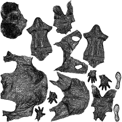 photogrammetry 3D man sport, realistic human model archviz FBX, wireframe top-down view