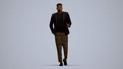 scanned 3D man formal formalaffairs, photogrammetry people for Enscape and V-Ray, standing pose render