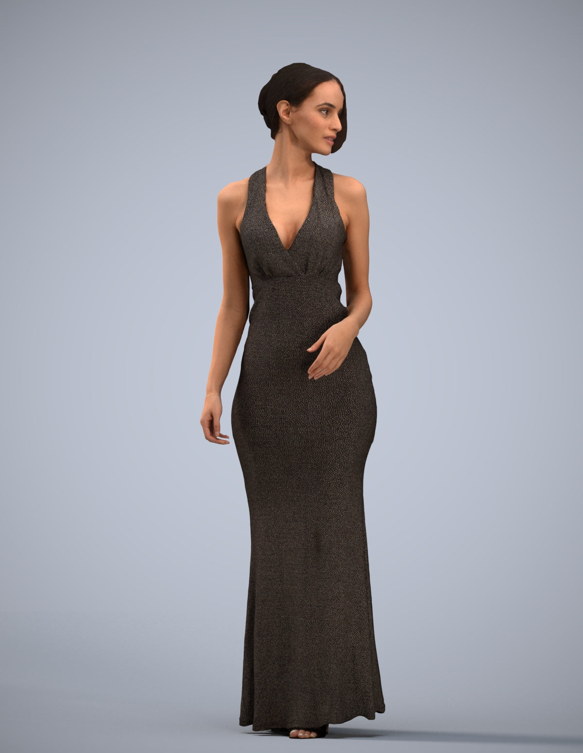 realistic 3D people woman formal formalaffairs, render-ready for V-Ray and Corona, FBX OBJ