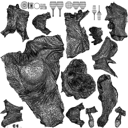 photogrammetry 3D woman casual kids, realistic human model archviz FBX, wireframe top-down view
