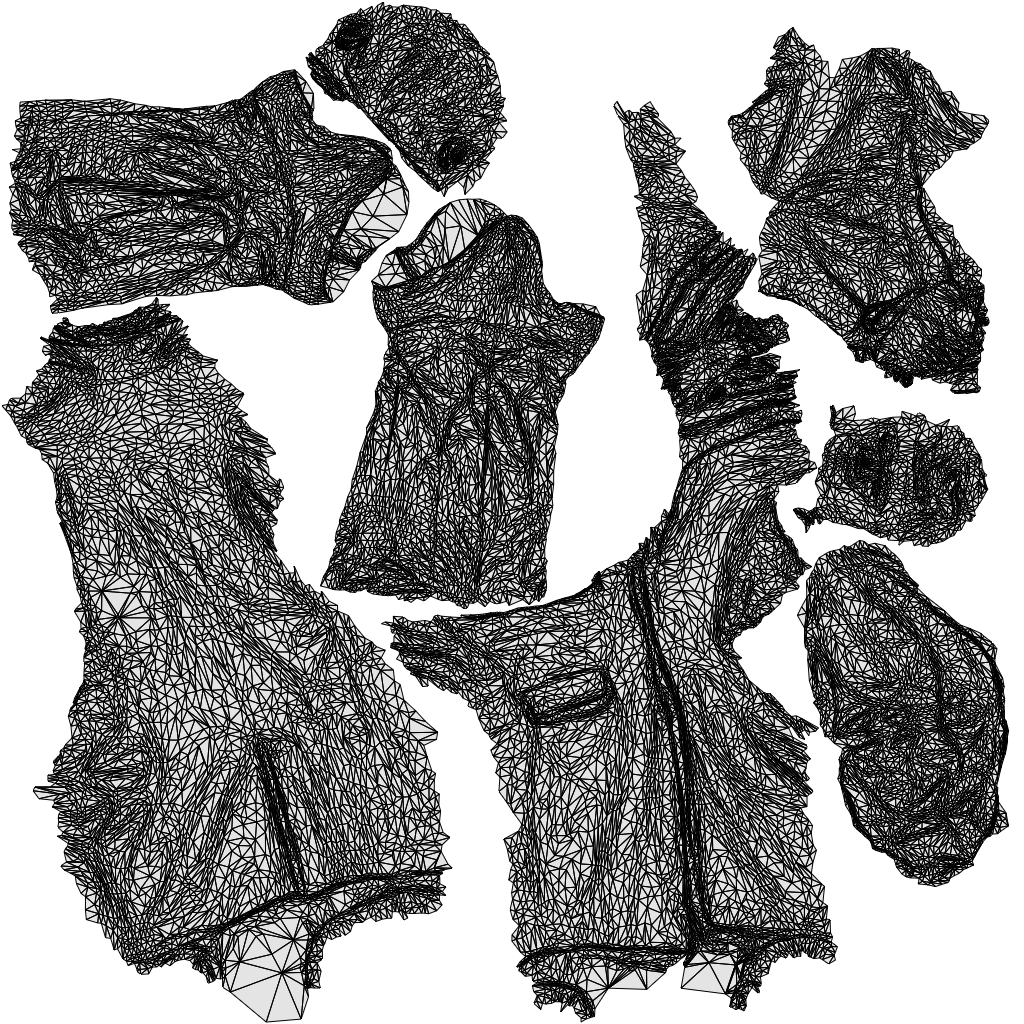 3D human model man standing, photogrammetry scanned person for archviz, wireframe top-down view