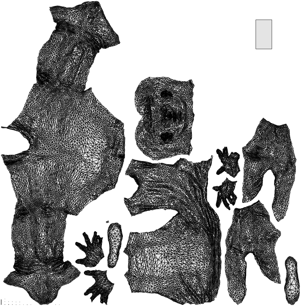 photogrammetry 3D man casual sitting, realistic human model archviz FBX, wireframe top-down view
