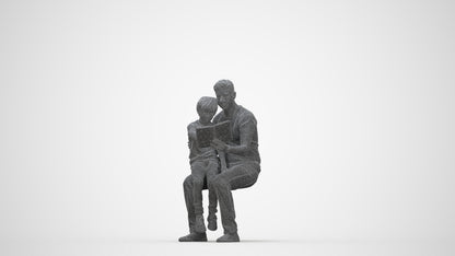 3D human model boy casual kids, photogrammetry scanned person for archviz, wireframe back view