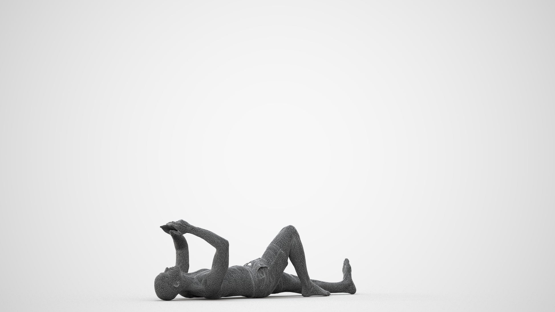 scanned 3D man pool, photogrammetry people for Enscape and V-Ray, square thumbnail