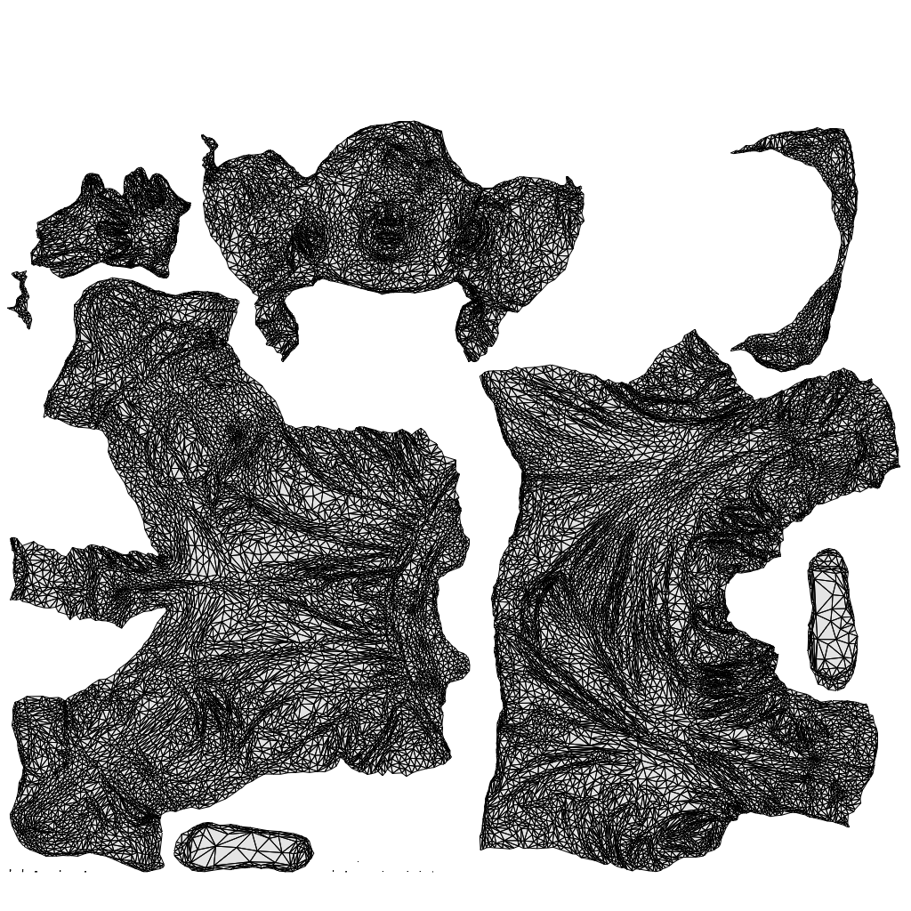 3D scanned boy kids casual, photorealistic archviz people for Enscape and SketchUp, wireframe top-down view