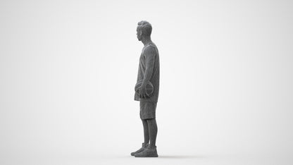 realistic 3D people man sport, render-ready for V-Ray and Corona, FBX OBJ, square thumbnail
