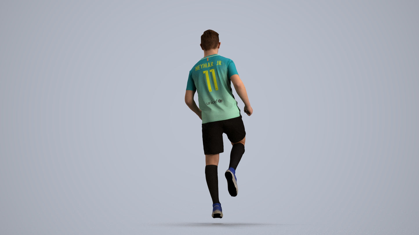 scanned 3D boy sport, photogrammetry people for Enscape and V-Ray, front view render