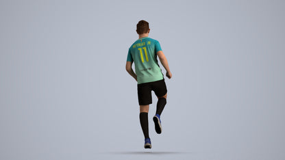 scanned 3D boy sport, photogrammetry people for Enscape and V-Ray, front view render
