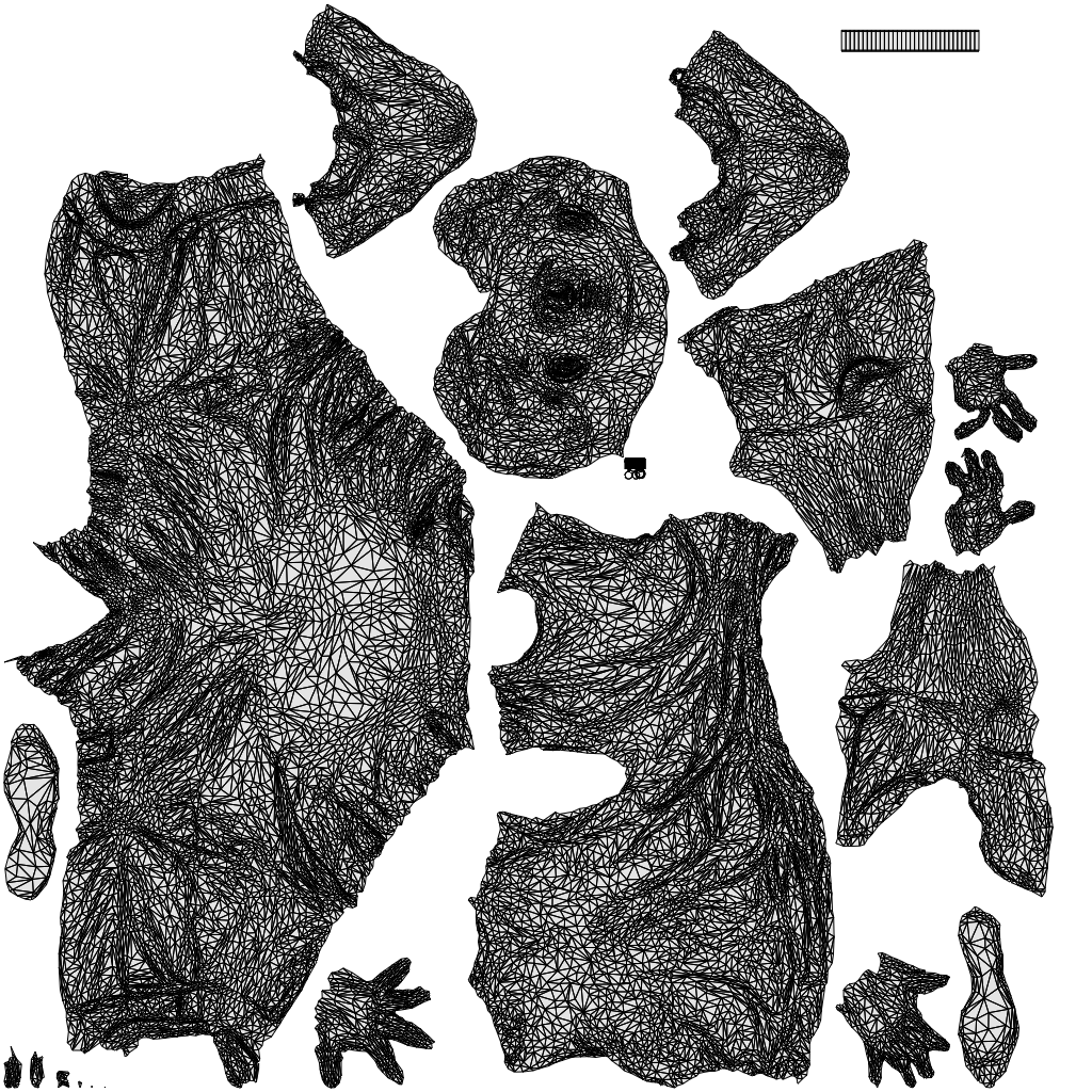 scanned 3D man casual sitting, photogrammetry people for Enscape and V-Ray, wireframe top-down view