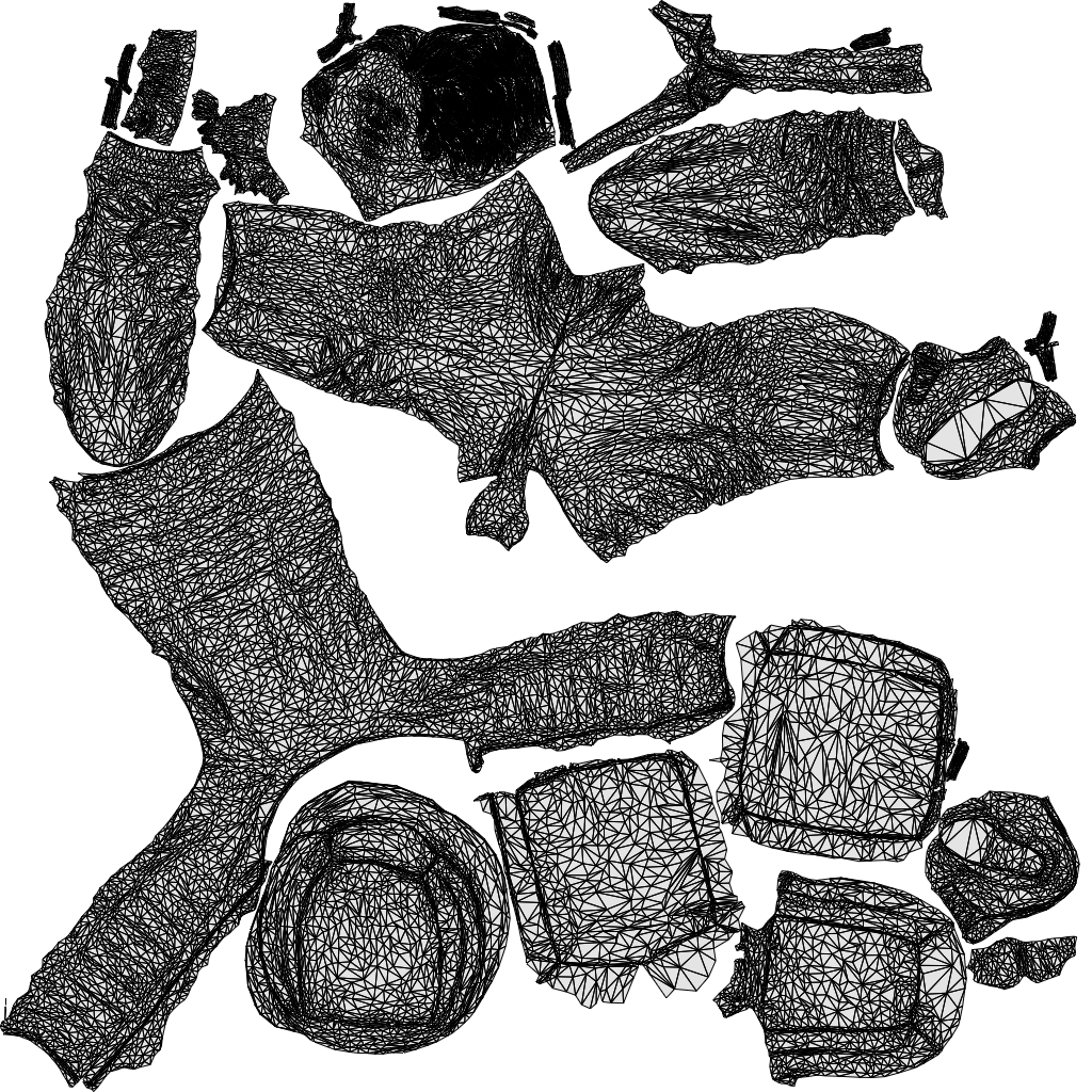3D human model man casual formal, photogrammetry scanned person for archviz, wireframe top-down view