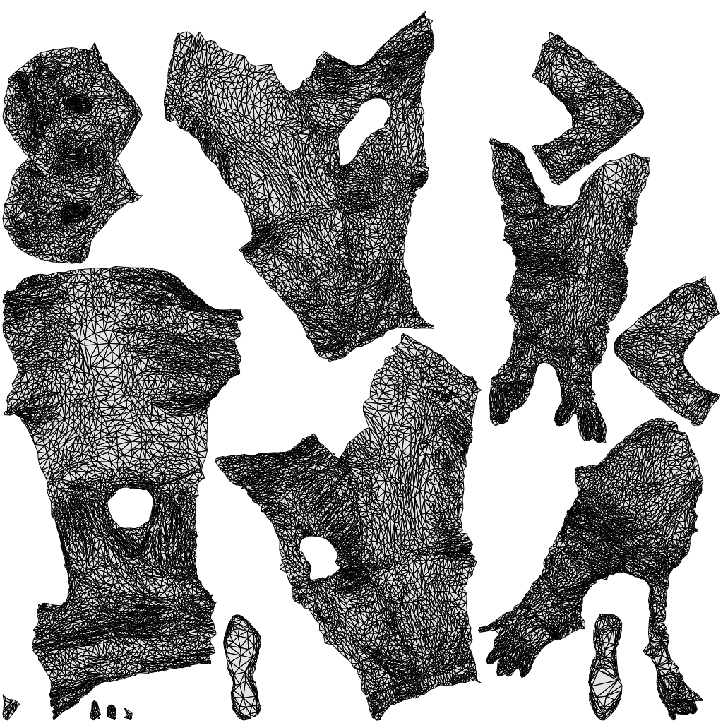3D human model man casual sitting, photogrammetry scanned person for archviz, wireframe top-down view