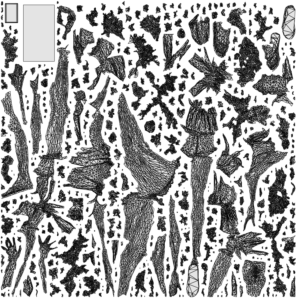 scanned 3D woman casual standing, photogrammetry people for Enscape and V-Ray, wireframe top-down view
