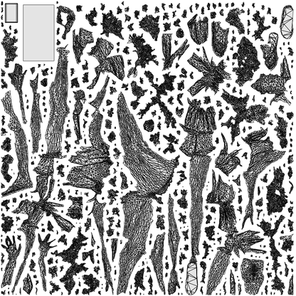 scanned 3D woman casual standing, photogrammetry people for Enscape and V-Ray, wireframe top-down view