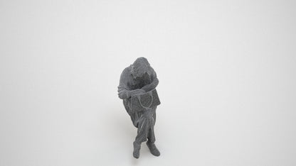 realistic 3D woman casual sitting, scanned archviz people for Blender and 3ds Max, wireframe three-quarter view