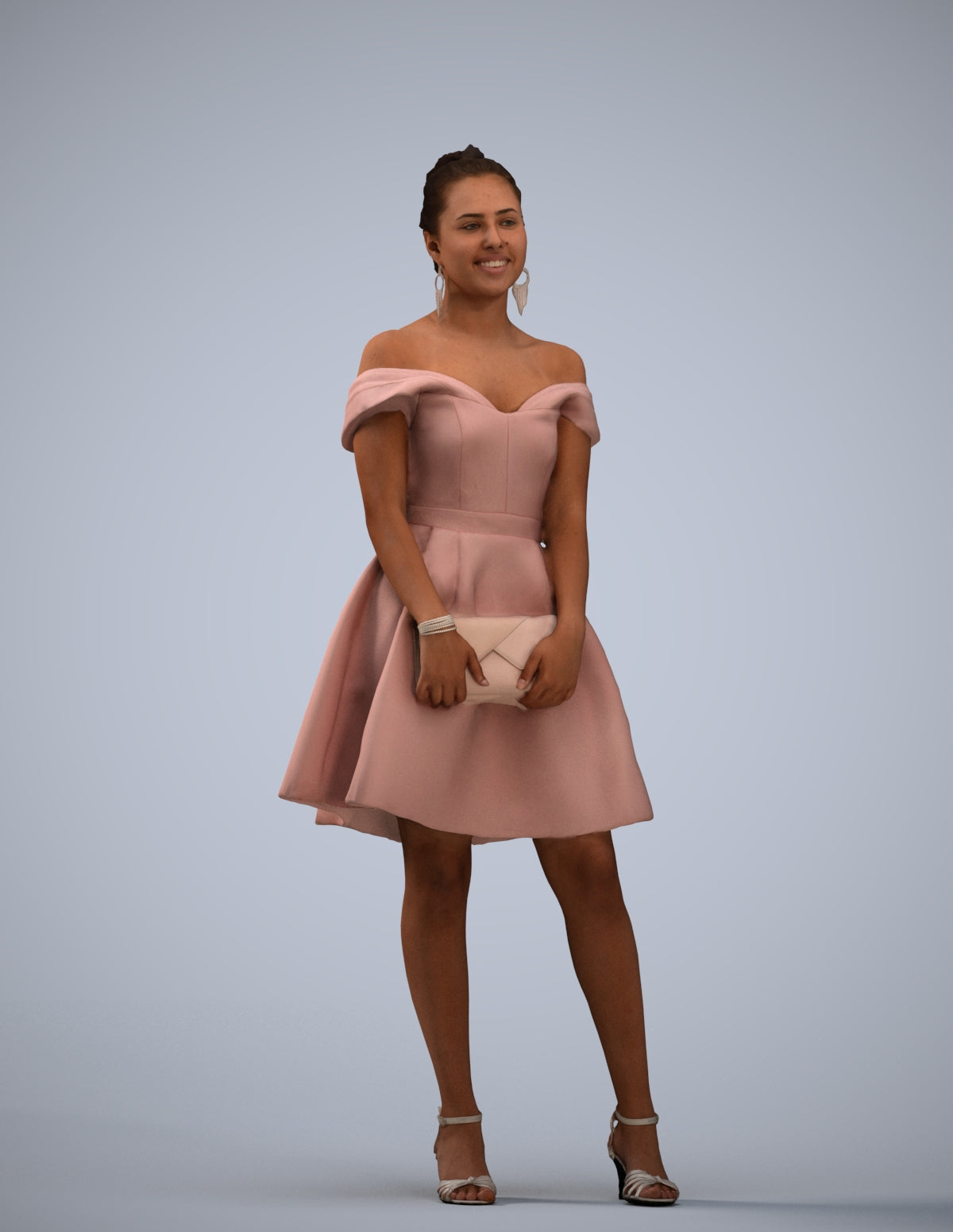realistic 3D people woman formal formalaffairs, render-ready for V-Ray and Corona, FBX OBJ