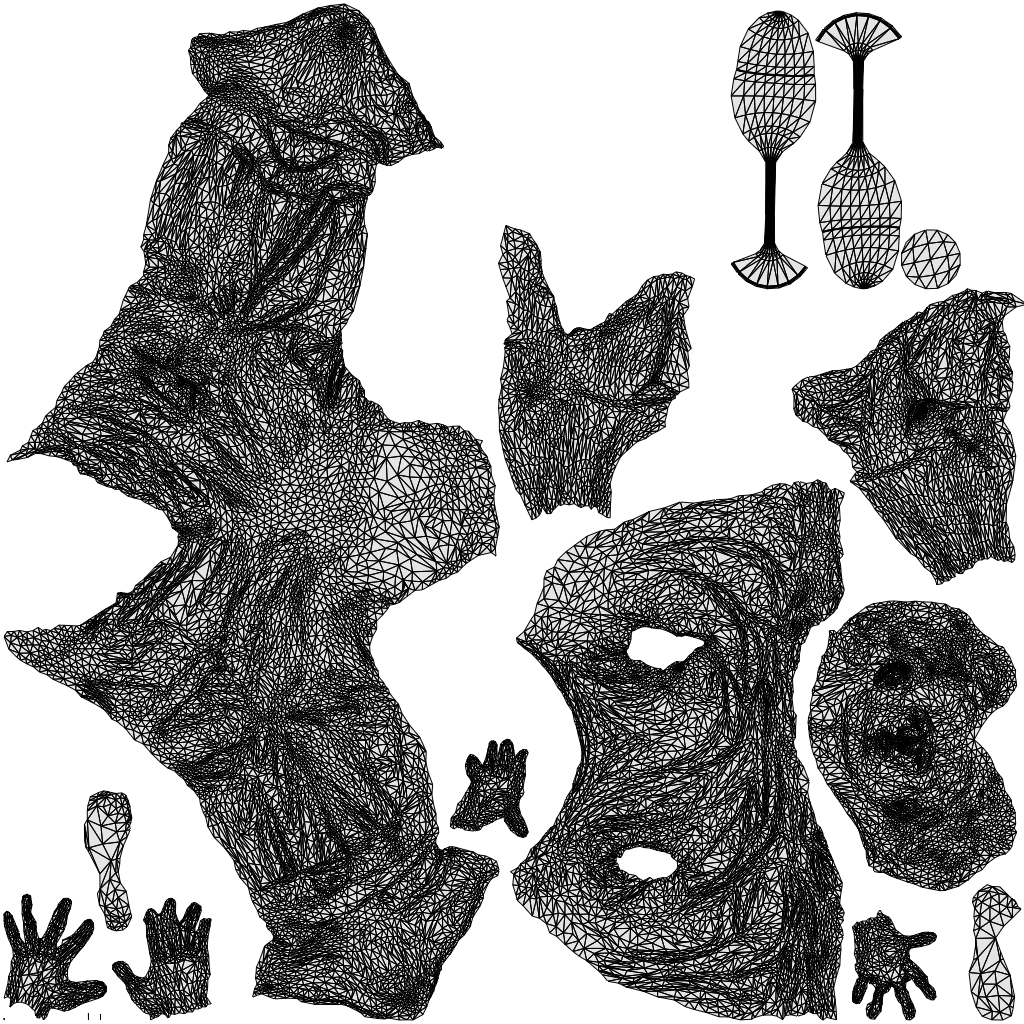 3D human model man casual sitting, photogrammetry scanned person for archviz, wireframe top-down view