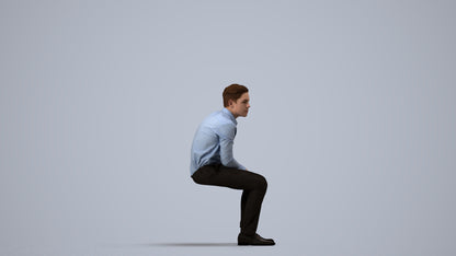 3D scanned boy kids, photorealistic archviz people for Enscape and SketchUp, side view render