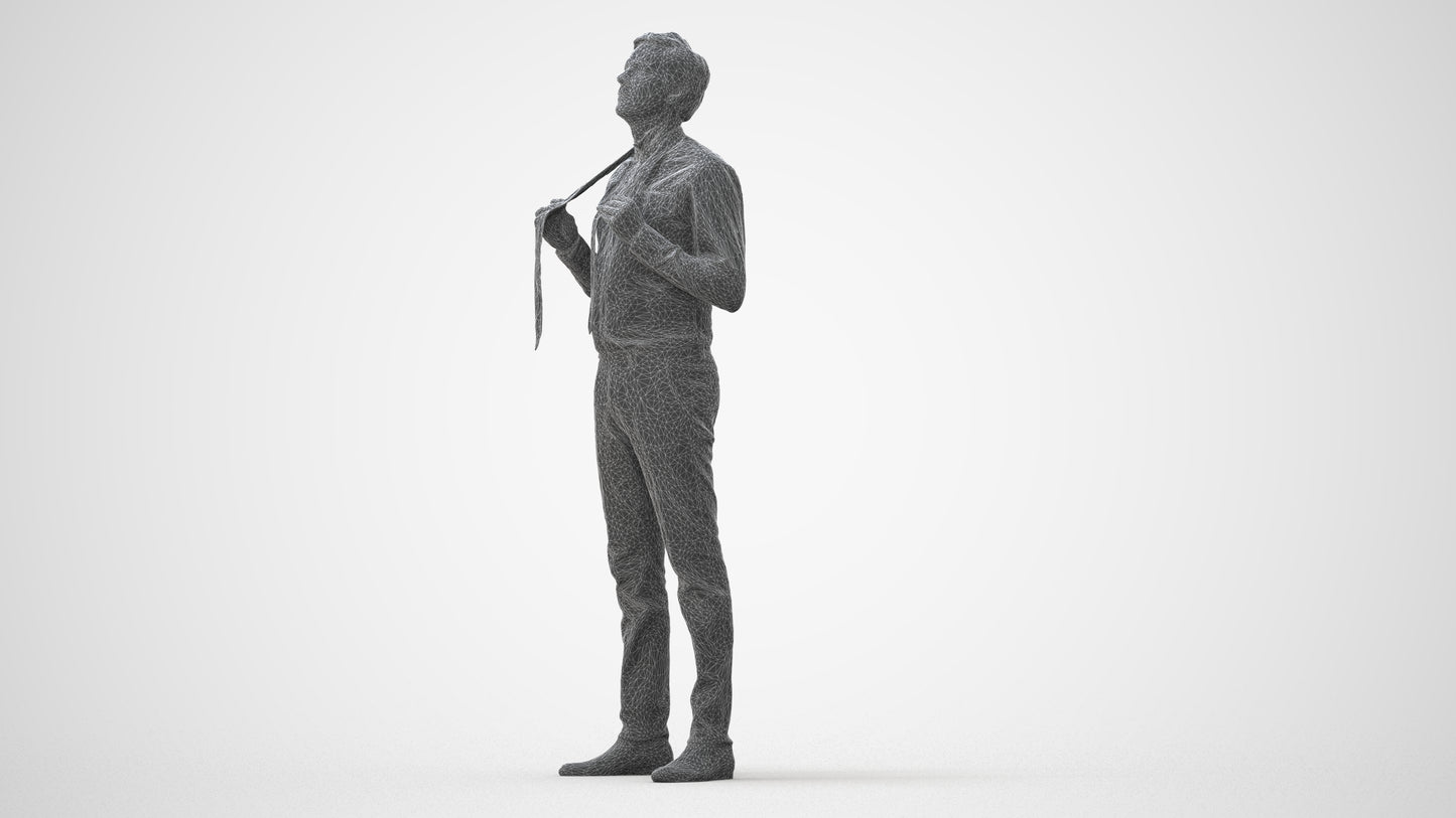 realistic 3D people man business mix, render-ready for V-Ray and Corona, FBX OBJ, square thumbnail