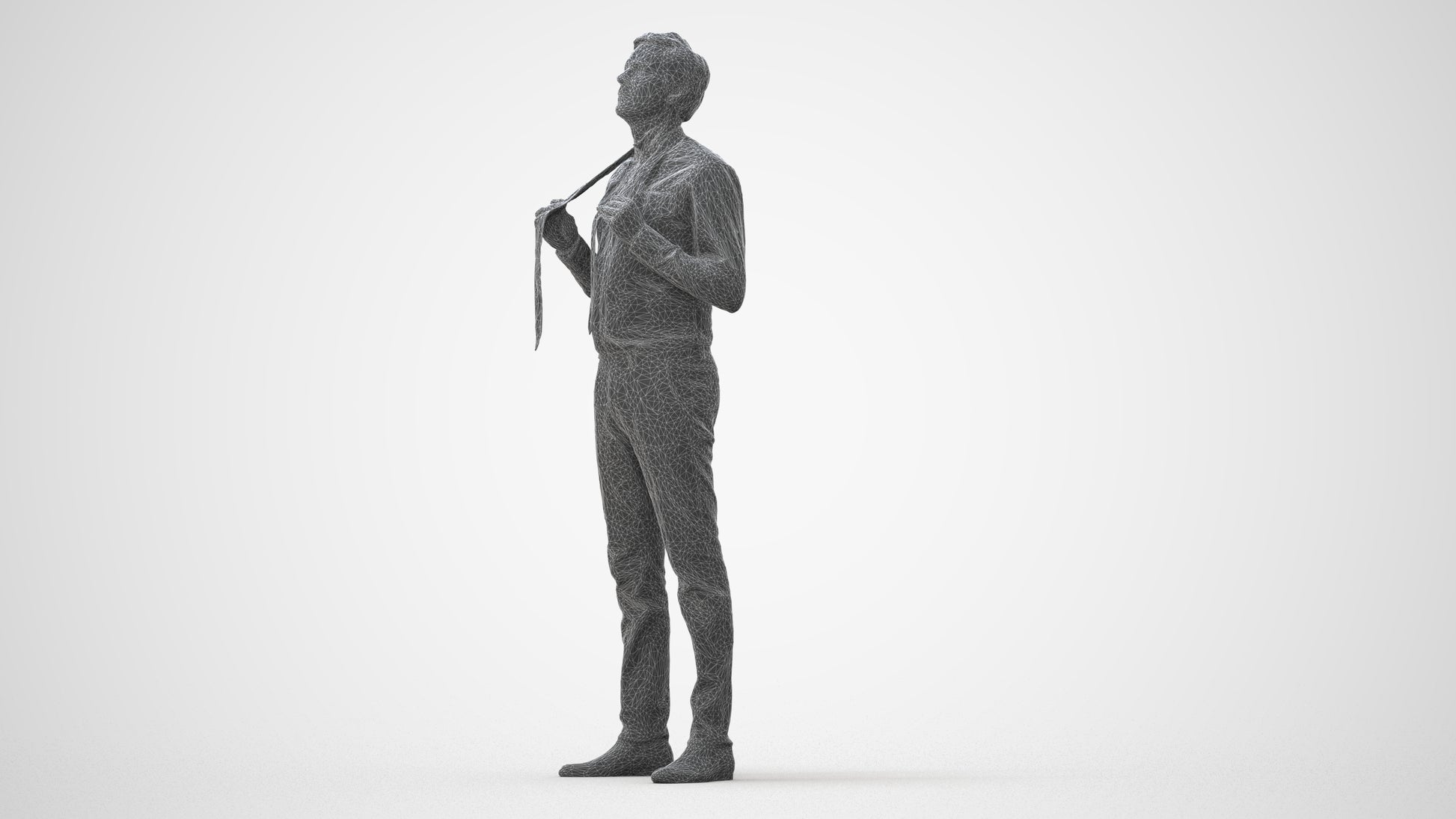 realistic 3D people man business mix, render-ready for V-Ray and Corona, FBX OBJ, square thumbnail