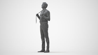 realistic 3D people man business mix, render-ready for V-Ray and Corona, FBX OBJ, square thumbnail