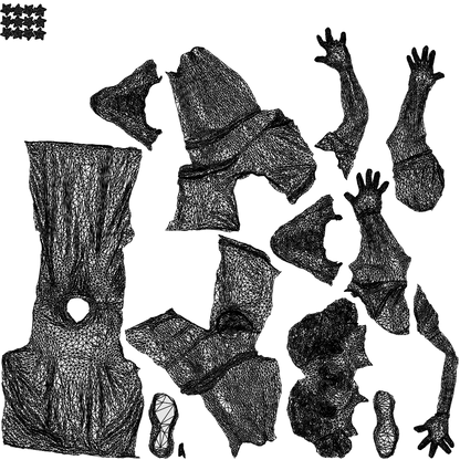 photogrammetry 3D man sport, realistic human model archviz FBX, wireframe top-down view
