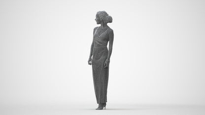 3D people model woman formal formalaffairs, scanned human for 3ds Max rendering, square thumbnail