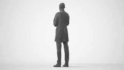 photogrammetry 3D man medical, realistic human model archviz FBX, square thumbnail