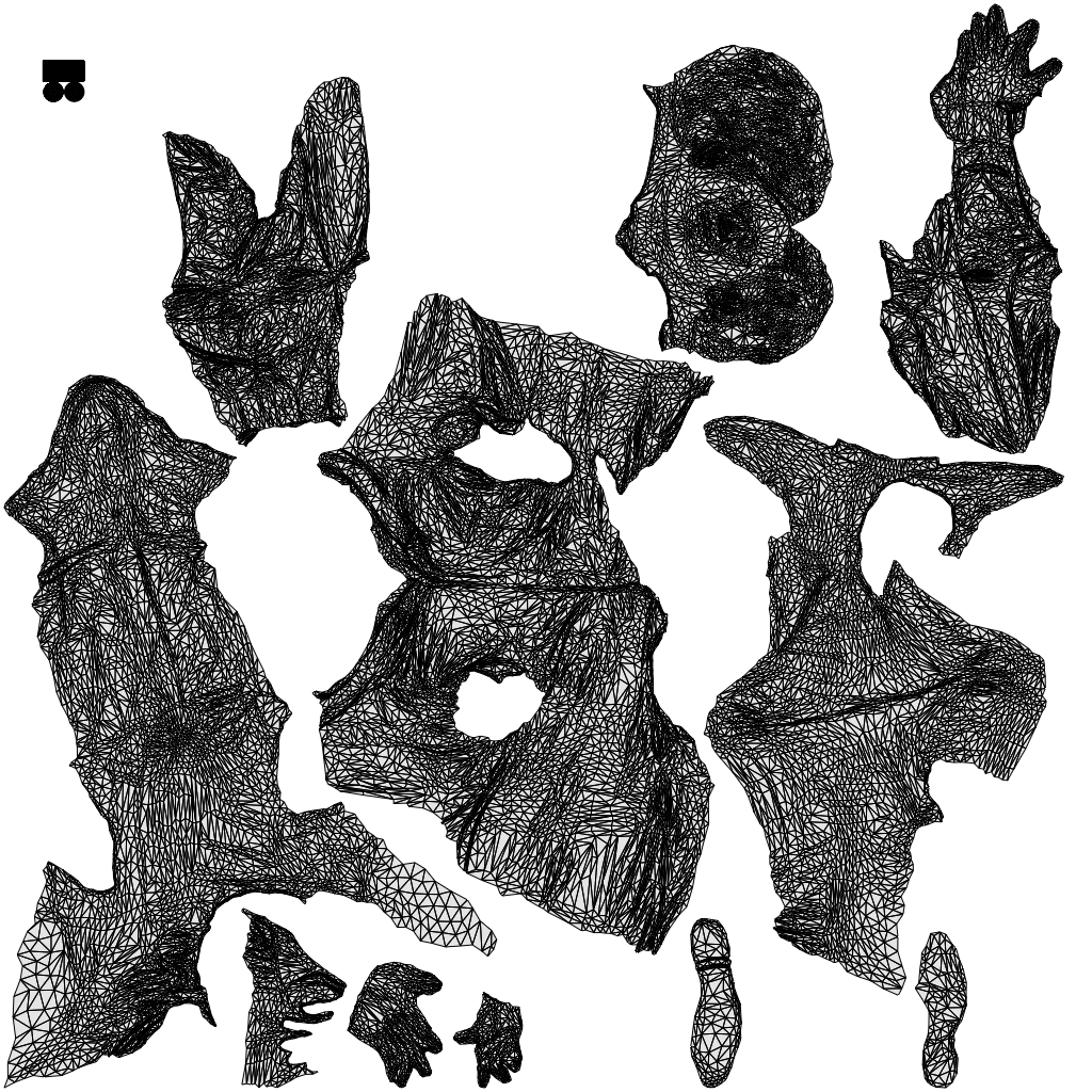 realistic 3D people man business, render-ready for V-Ray and Corona, FBX OBJ, wireframe top-down view
