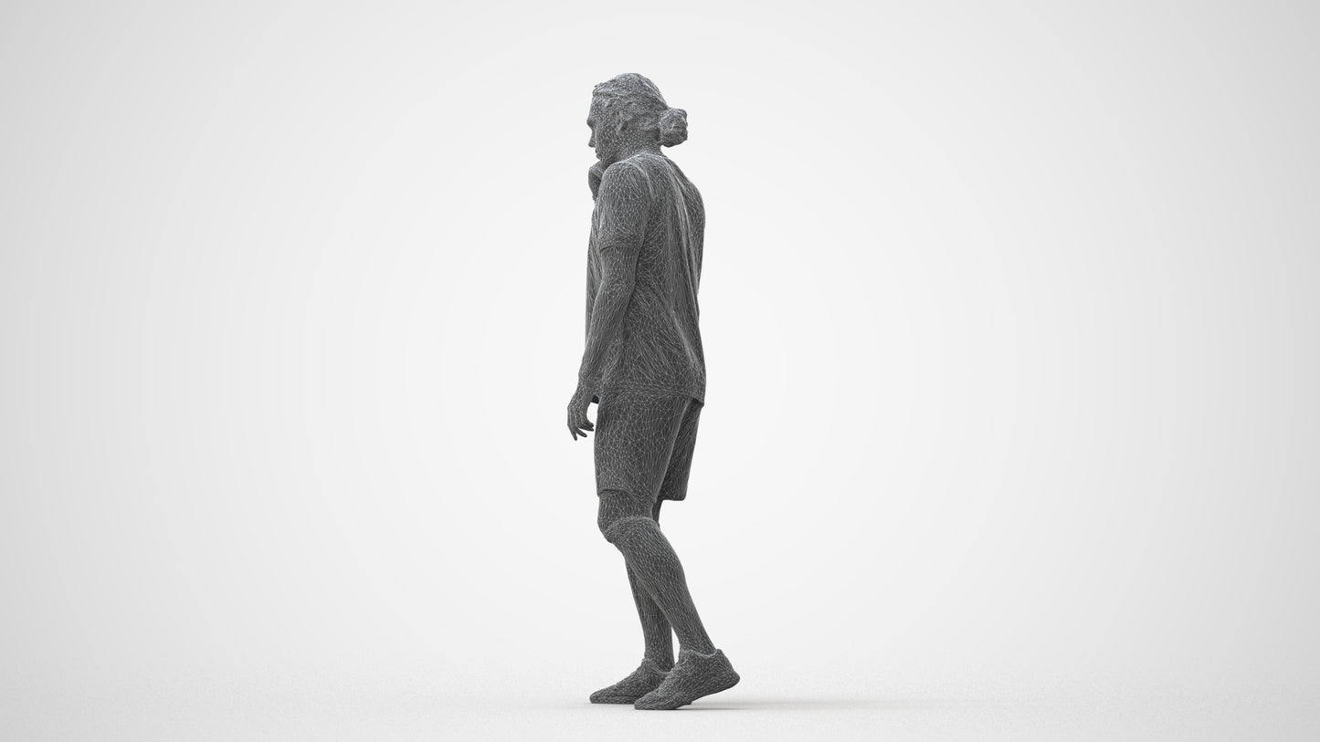 realistic 3D people man sport, render-ready for V-Ray and Corona, FBX OBJ, square thumbnail