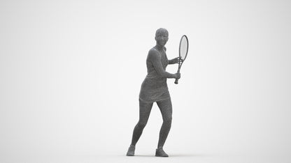 realistic 3D girl sport, scanned archviz people for Blender and 3ds Max, three-quarter front view render