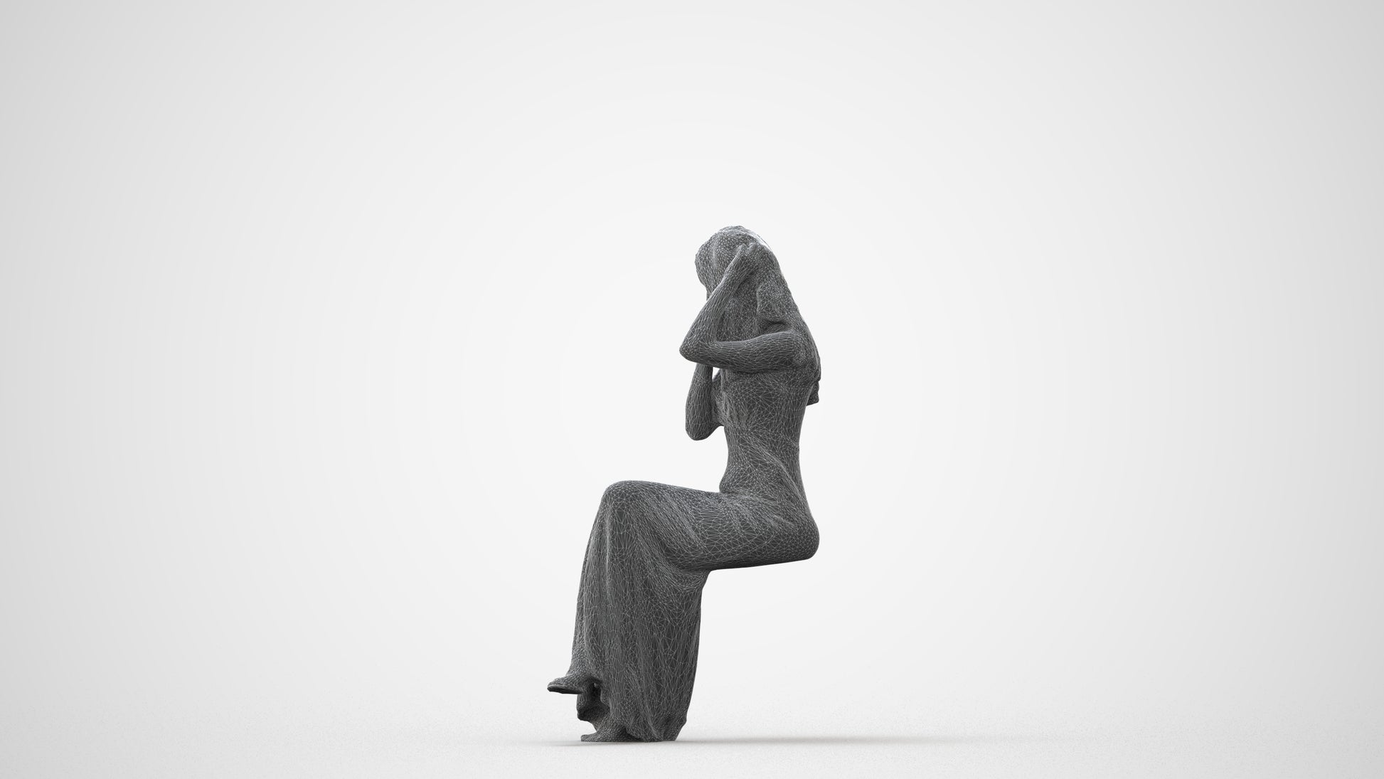 3D scanned woman formalaffairs formal, photorealistic archviz people for Enscape and SketchUp, square thumbnail
