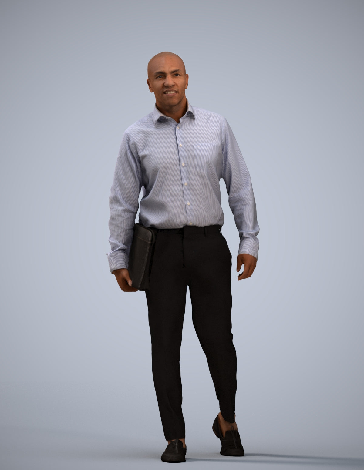 3D scanned man business, photorealistic archviz people for Enscape and SketchUp