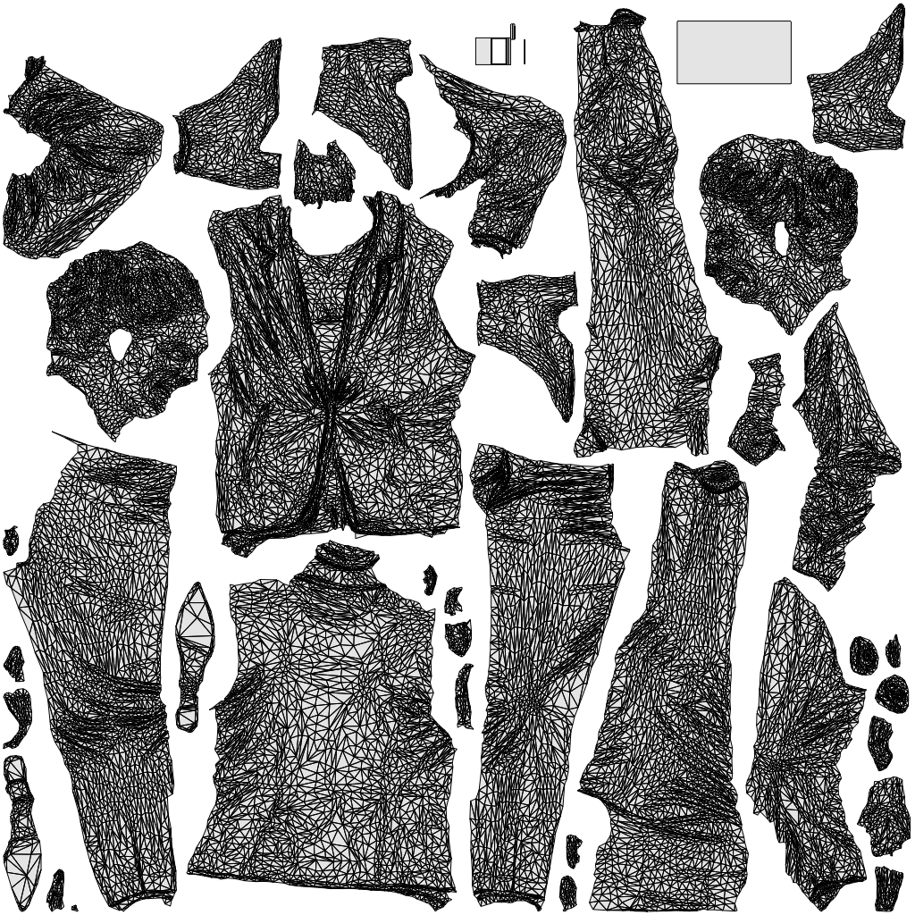 scanned 3D woman business, photogrammetry people for Enscape and V-Ray, wireframe back view