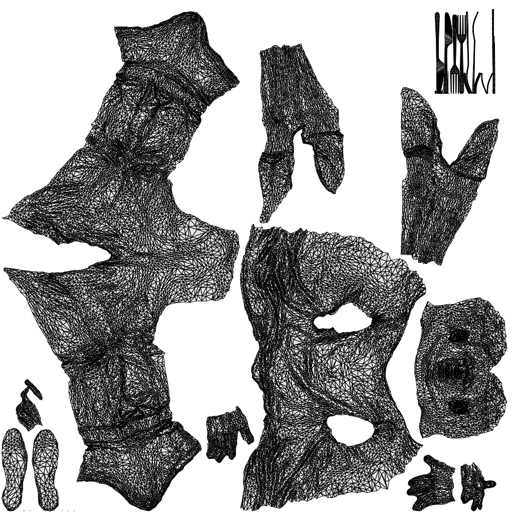 realistic 3D people man casual sitting, render-ready for V-Ray and Corona, FBX OBJ, wireframe top-down view