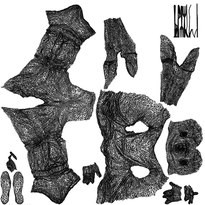 realistic 3D people man casual sitting, render-ready for V-Ray and Corona, FBX OBJ, wireframe top-down view