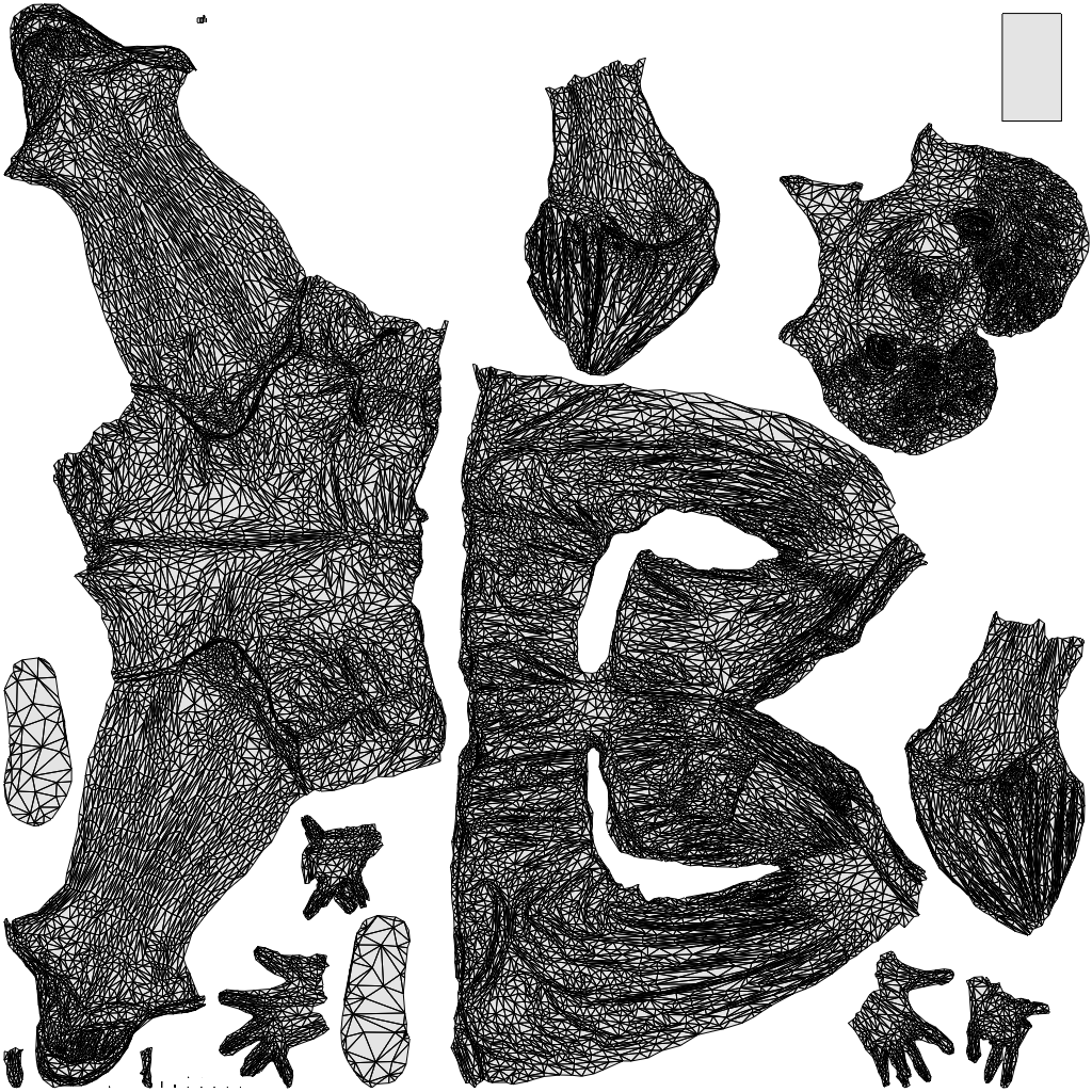 3D human model man casual standing, photogrammetry scanned person for archviz, wireframe top-down view