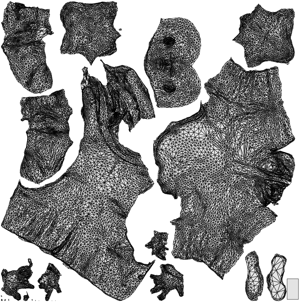 3D human model man business, photogrammetry scanned person for archviz, wireframe top-down view