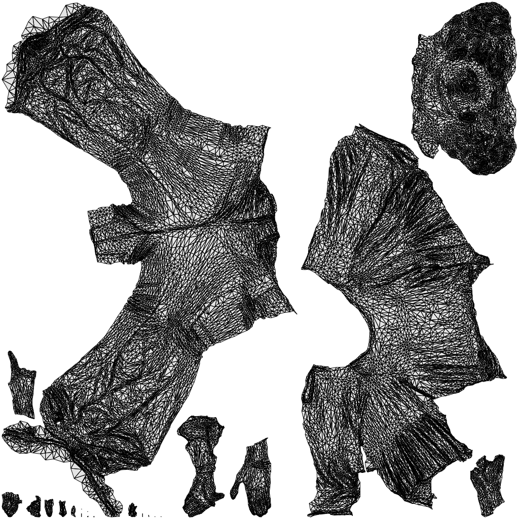 realistic 3D people woman casual walking, render-ready for V-Ray and Corona, FBX OBJ, wireframe top-down view