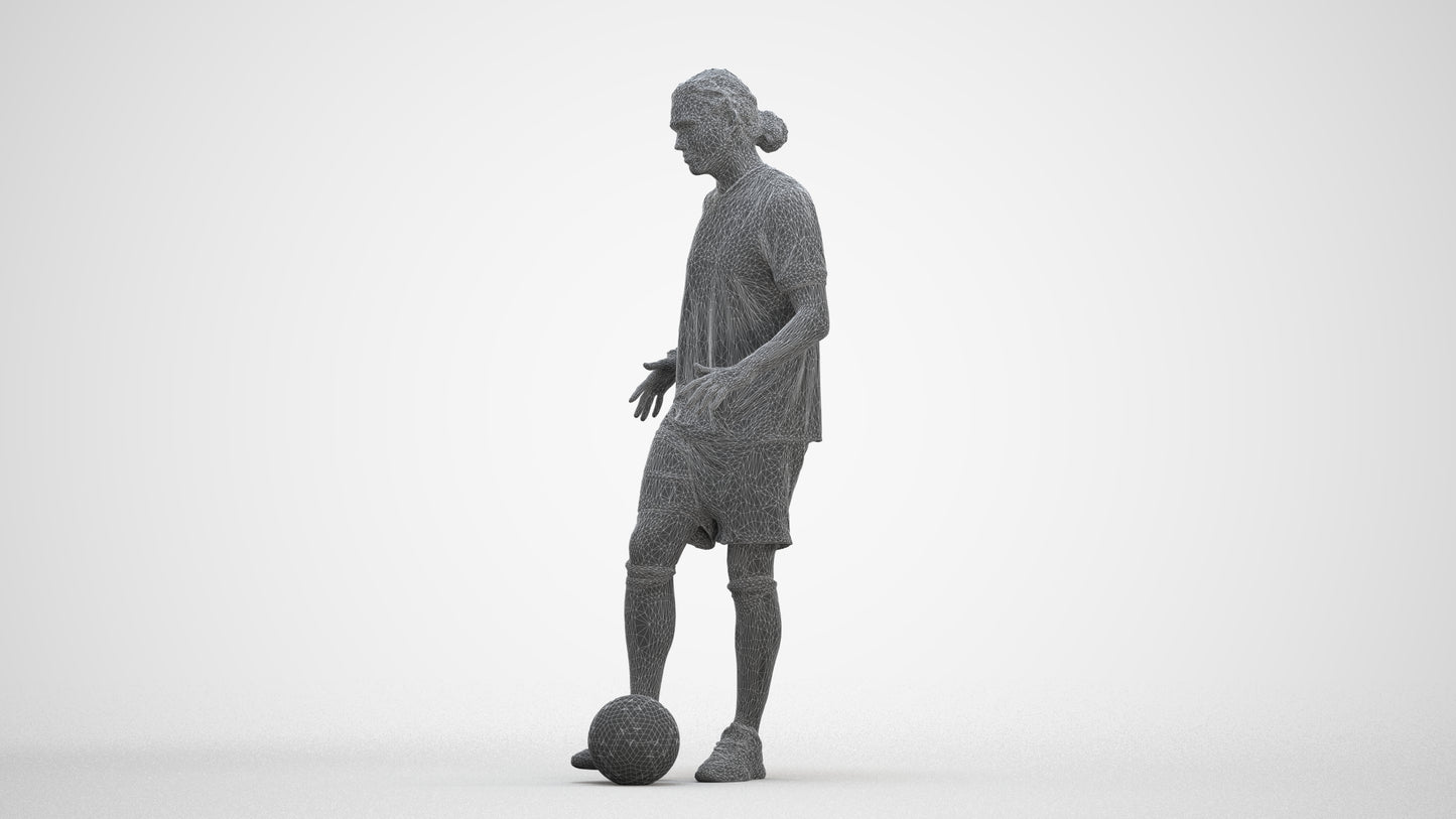 photogrammetry 3D man sport, realistic human model archviz FBX, three-quarter front view render