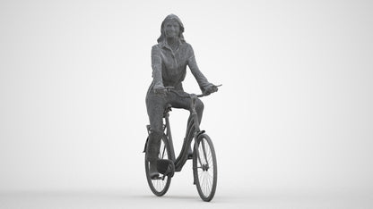 photogrammetry 3D woman business mix, realistic human model archviz FBX, three-quarter front view render