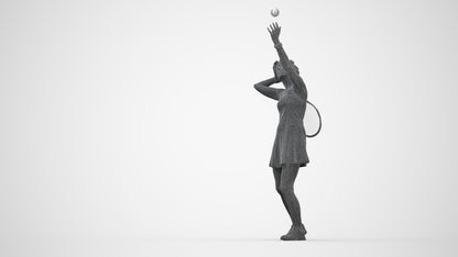 3D scanned woman sport, photorealistic archviz people for Enscape and SketchUp, wireframe back view