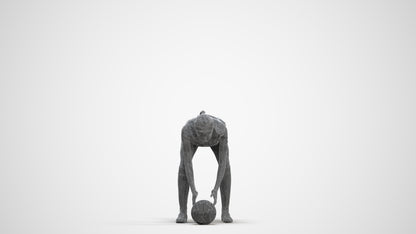 realistic 3D people woman sport, render-ready for V-Ray and Corona, FBX OBJ, three-quarter front view render
