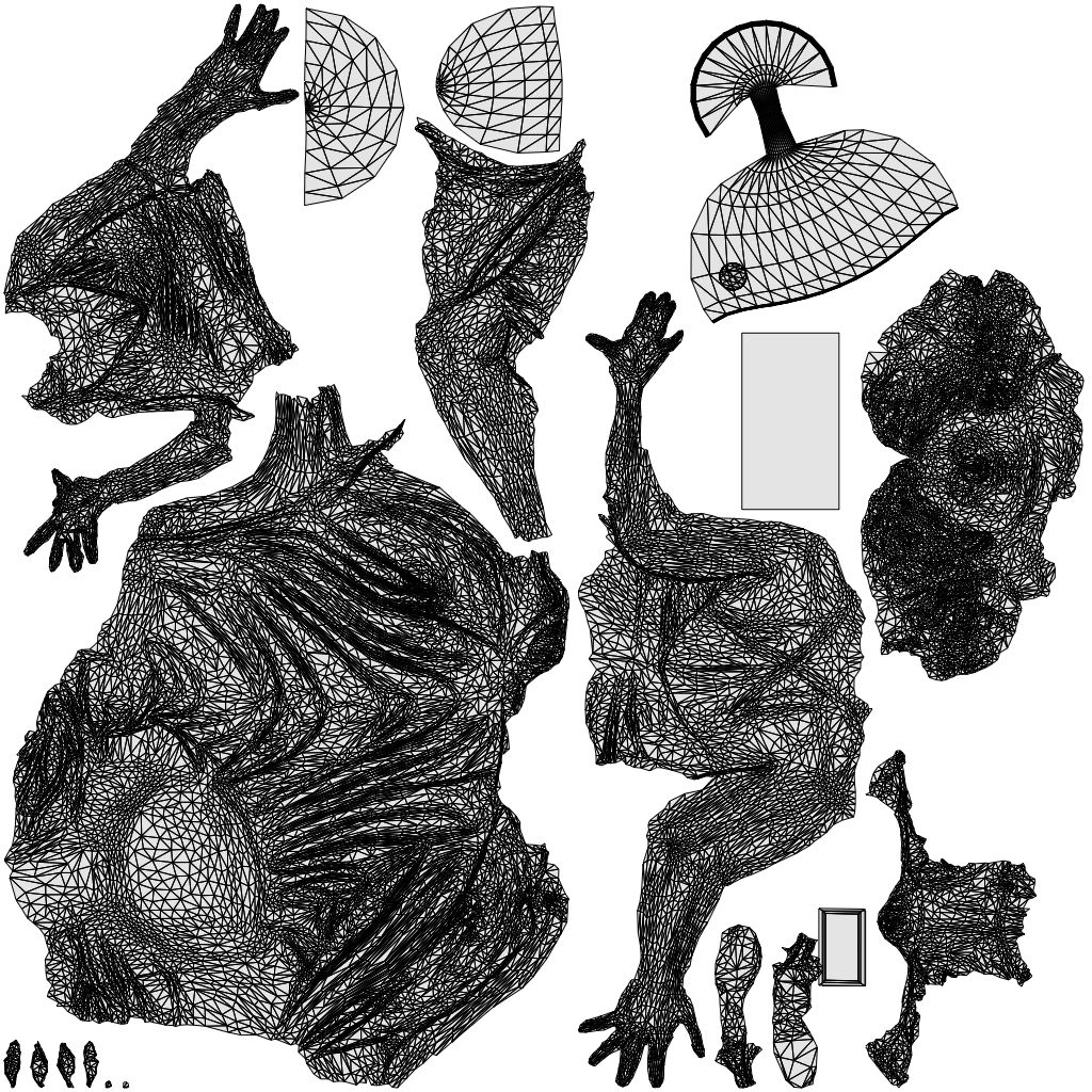 3D people model woman formal formalaffairs, scanned human for 3ds Max rendering, wireframe top-down view