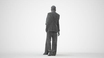 photogrammetry 3D woman business, realistic human model archviz FBX, square thumbnail